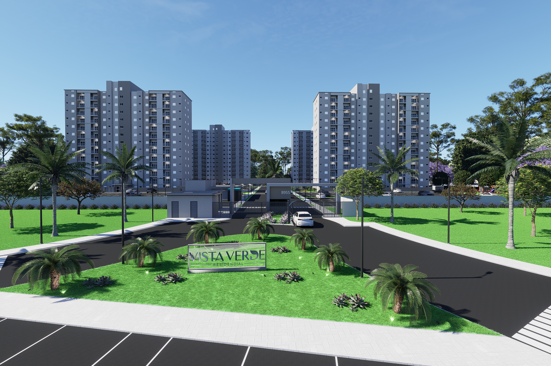 Entrada do residencial